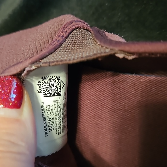 Keds Dream Foam Maroon suede ribbed  Slip ons in size 8 - Picture 9 of 9